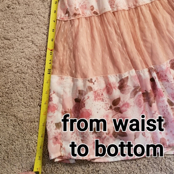 Spring,graduation wedding floral lace dress - Picture 4 of 6